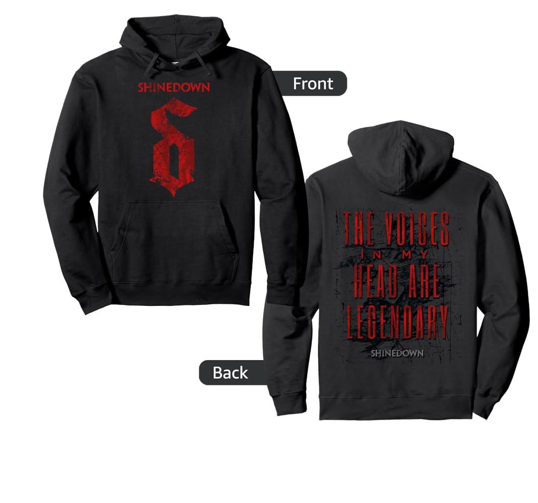 Amazon.com: Shinedown The Voices Pullover Hoodie : Clothing